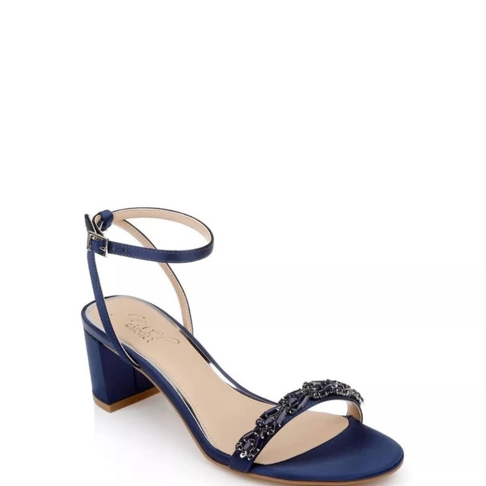 Jewel Badgley Mischka Women’s Danni Ankle Strap Evening Heel MP5301 Size 7 NIB